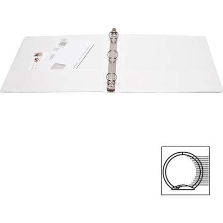 Business Source Standard View Round Ring Binders (09981BD)