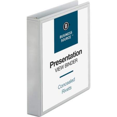 Business Source Standard View Round Ring Binders (09983BD)