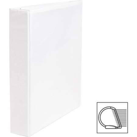 Business Source Basic D-Ring White View Binders (28441BD)