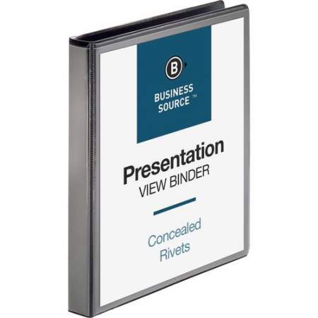 Business Source Standard View Round Ring Binders (28771BD)