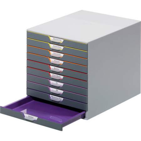 Durable VARICOLOR Desktop 10 Drawer Organizer (761027)