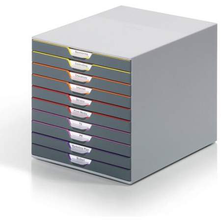 Durable VARICOLOR Desktop 10 Drawer Organizer (761027)