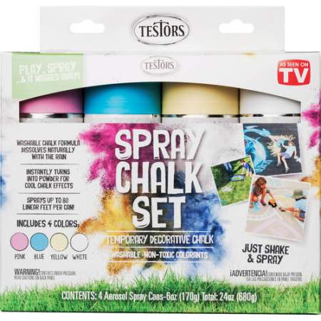 Testors 4-color Spray Chalk Set (306006CT)