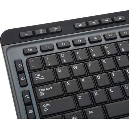 Verbatim Wireless Multimedia Keyboard and 6-Button Mouse Combo - Black (99788)