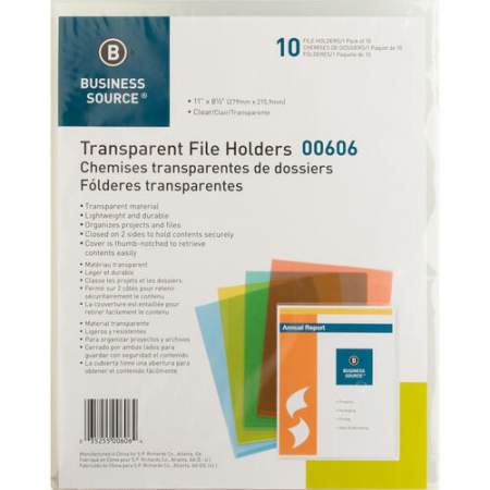 Business Source Letter File Sleeve (00606BX)