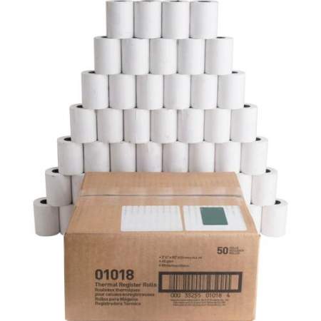 Business Source Direct Thermal Thermal Paper - White (01018)