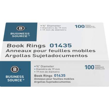 Business Source Standard Book Rings (01435BD)