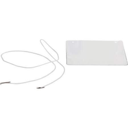 Business Source Elastic Cord Hanging Name Badges (01615)