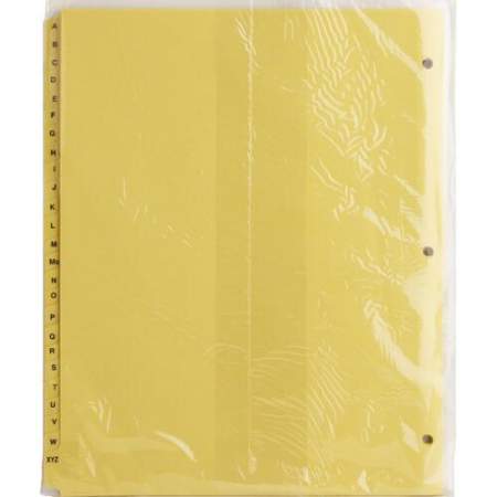 Business Source A-Z Clear Plastic Tab Index Dividers (01806)