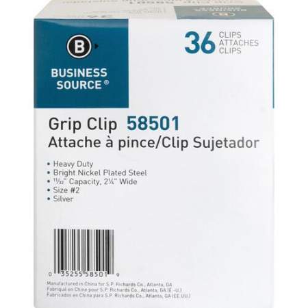 Business Source Bulldog Grip Clips (58501)