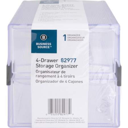 Business Source 4-drawer Storage Organizer (82977)