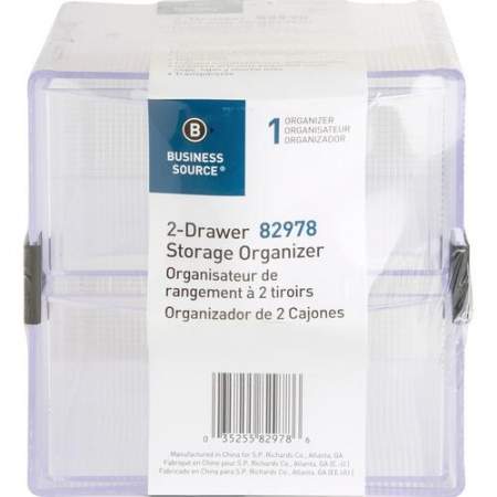 Business Source 2-drawer Storage Organizer (82978)