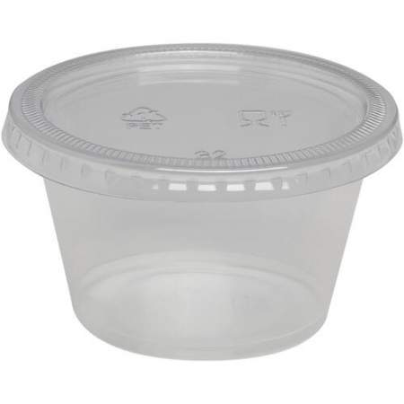 Dixie Portion Cup Lids by GP Pro (PP40CLEAR)