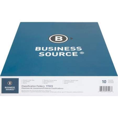 Business Source Letter Recycled Classification Folder (17223)