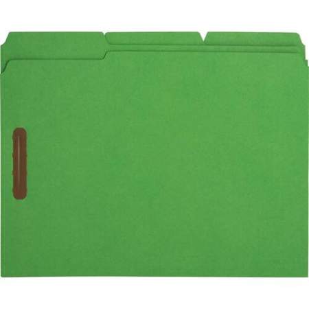 Business Source 1/3 Tab Cut Letter Recycled Fastener Folder (17571)