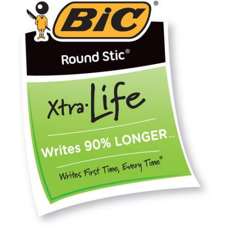 BIC Round Stic Ballpoint Pens (GSM11BEBD)