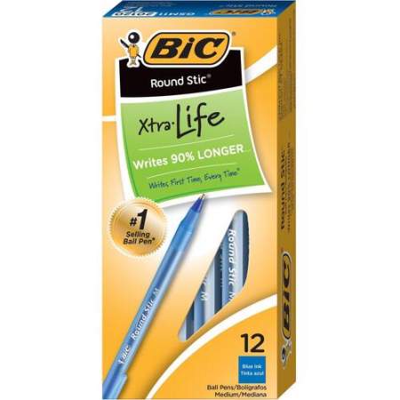 BIC Round Stic Ballpoint Pens (GSM11BEBD)
