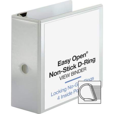 Business Source Locking D-Ring View Binder (26965)