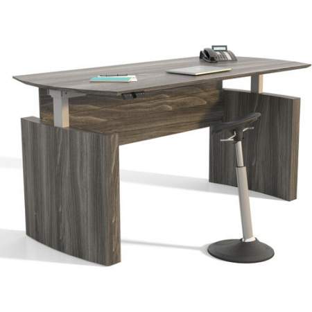 Safco Safco Medina Curved-End Height-Adjustable Desk Base (MNDHALGS)