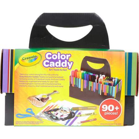 Crayola Color Caddy 90 Art Tools in a Storage Caddy (040382)