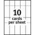 Avery Blank Printable Perforated Raffle Tickets - Tear-Away Stubs (16795)