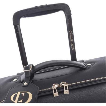 Celine Dion Travel/Luggage Case (Carry On) Travel Essential - Gold, Black (SLG5283BK)
