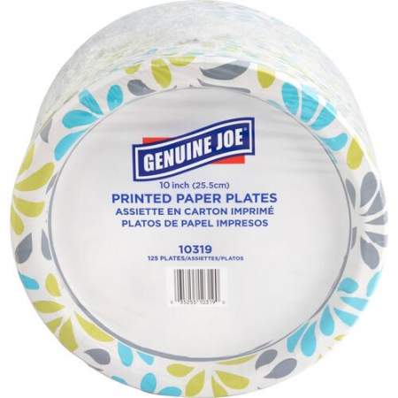 Genuine Joe Printed Paper Plates (10319)