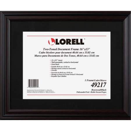 Lorell Two-toned Certificate Frame (49217)