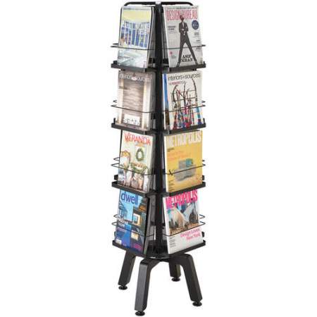 Safco Onyx Mesh Rotating Magazine Stand (5580BL)
