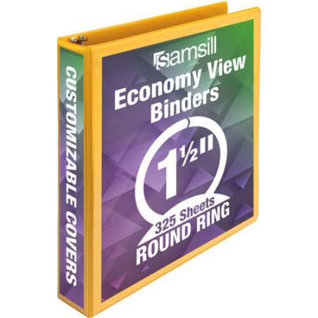 Samsill Economy 1-1/2" Round Ring View Binder (18551)