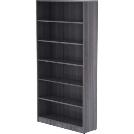 Lorell Weathered Charcoal Laminate Bookcase (69565)
