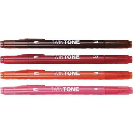 Tombow TwinTone Brights Dual-tip Marker Set (61500)
