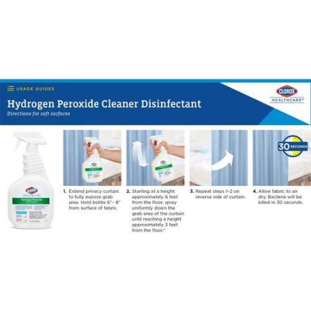 Clorox Healthcare Hydrogen Peroxide Cleaner Disinfectant Spray (30828BD)