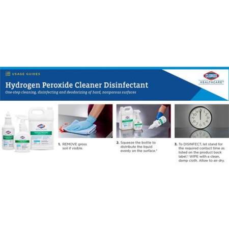 Clorox Healthcare Hydrogen Peroxide Cleaner Disinfectant Spray (30828PL)