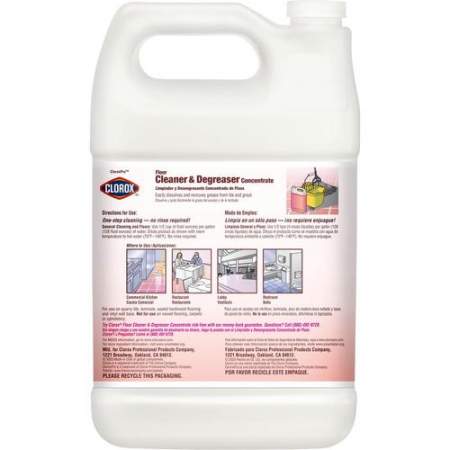 Clorox Commercial Solutions Professional Floor Cleaner & Degreaser Concentrate Refill (30892PL)