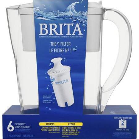Brita Space Saver Water Filter Pitcher (35566BD)