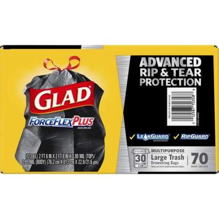 Glad ForceFlex Tall Kitchen Trash Bags (70358PL)