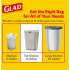 Glad ForceFlex Tall Kitchen Drawstring Trash Bags (78526BD)