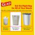 Glad ForceFlex Tall Kitchen Drawstring Trash Bags (78564PL)