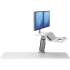 Fellowes Lotus RT Sit-Stand Workstation White Dual (8081801)