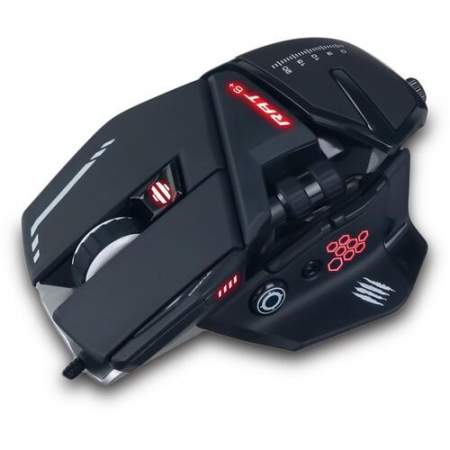Mad Catz The Authentic R.A.T. 6+ Optical Gaming Mouse (MR04DCAMBL00)