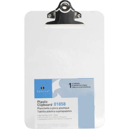 Business Source Compact Plastic Clipboard (01858BX)