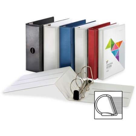 Business Source Easy Open Nonstick D-Ring View Binder (26977)