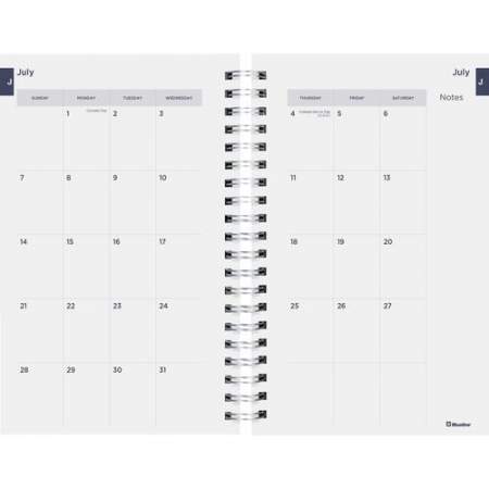 Blueline Weekly/Monthly Academic Planner - Black & White Design (CA113PB03)