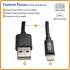 Tripp Lite Lightning Connector USB Coiled Cable (M100004COILB)