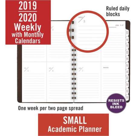 AT-A-GLANCE Signature Academic Weekly/Monthly Planner (YP200A09)