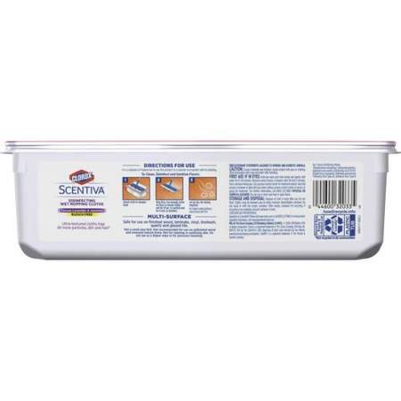 Clorox Scentiva Disinfecting Wet Mopping Pad Refills, Bleach-Free (32033CT)