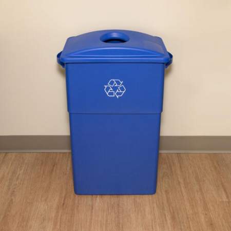 Genuine Joe 23-gallon Recycling Bin Round Cutout Lid (98219CT)