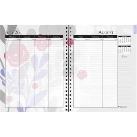 House of Doolittle Academic Wild Flower Weekly/Monthly Planner (295474)