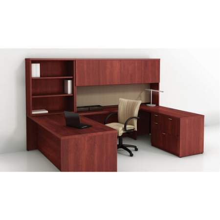 Groupe Lacasse Left Single Pedestal Desk - 2-Drawer (71KUF3672SG)